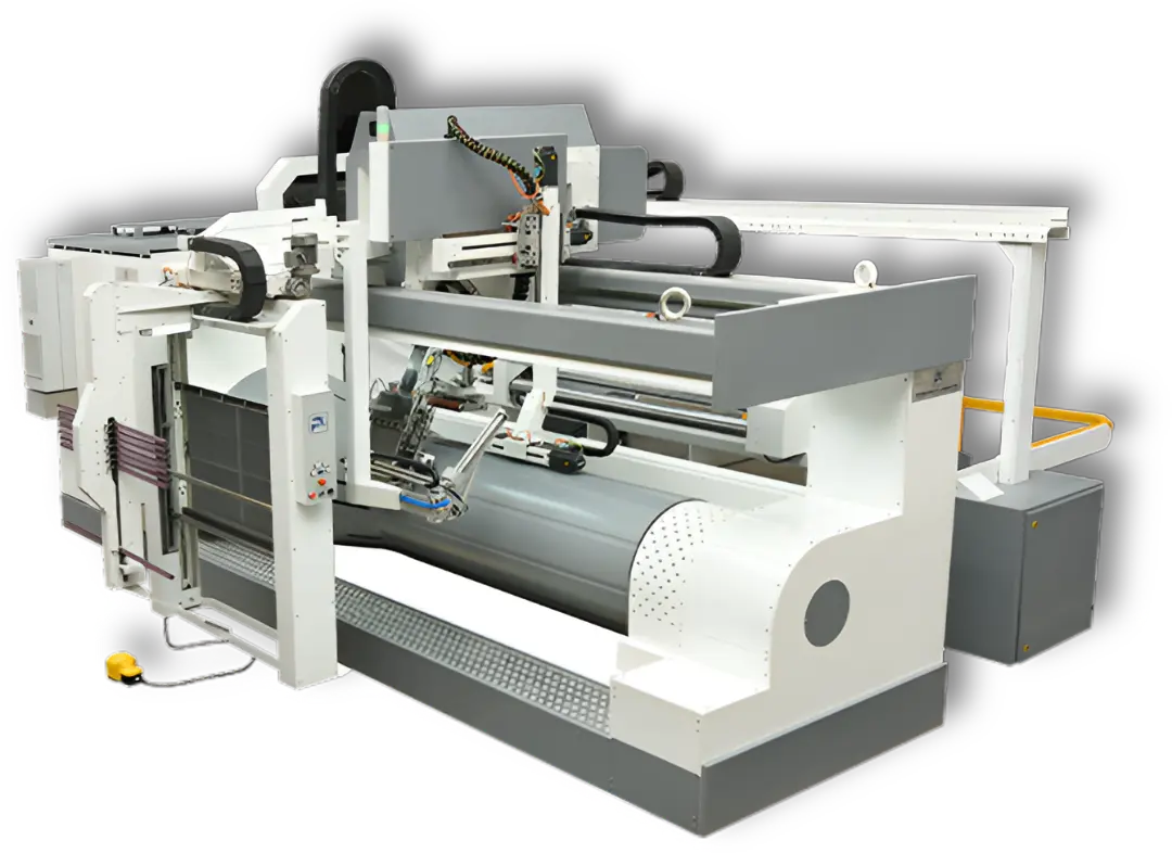 High tech robotic sectional warping